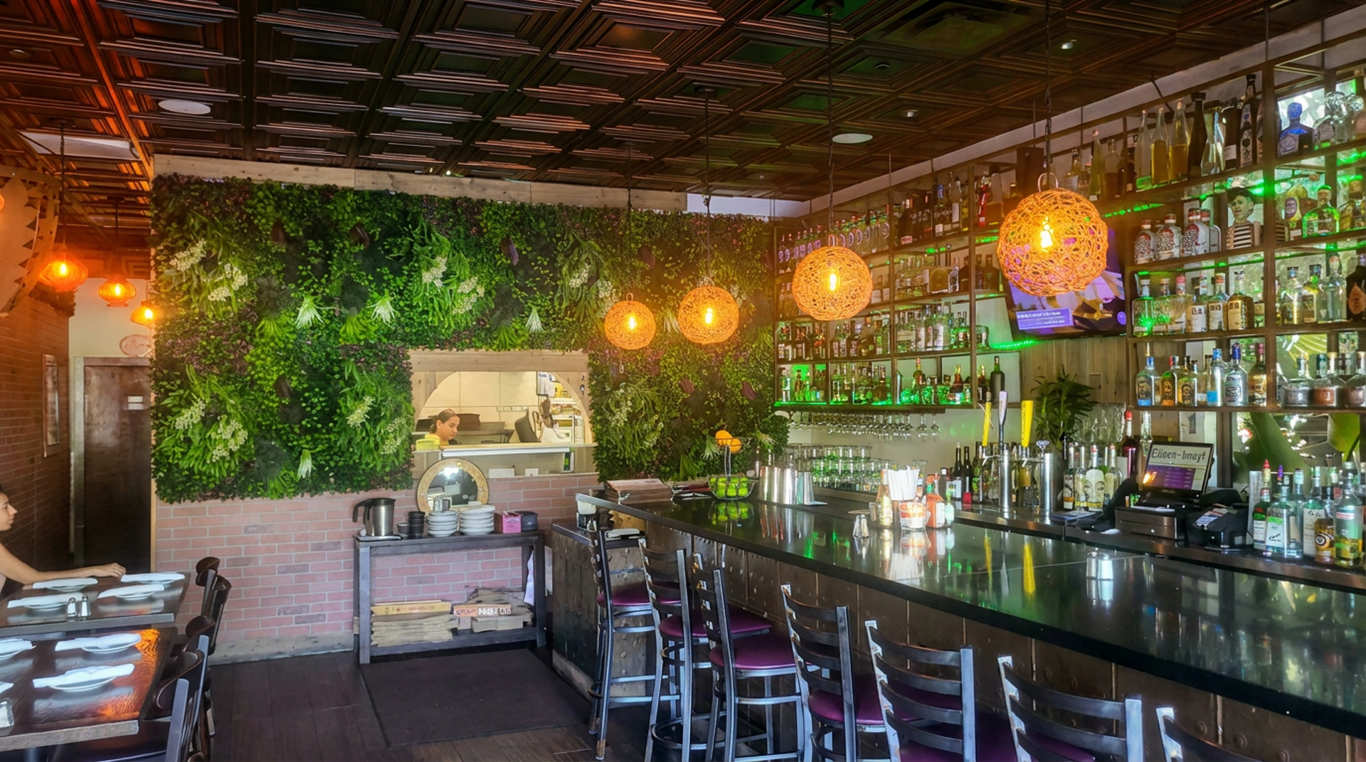 The bar